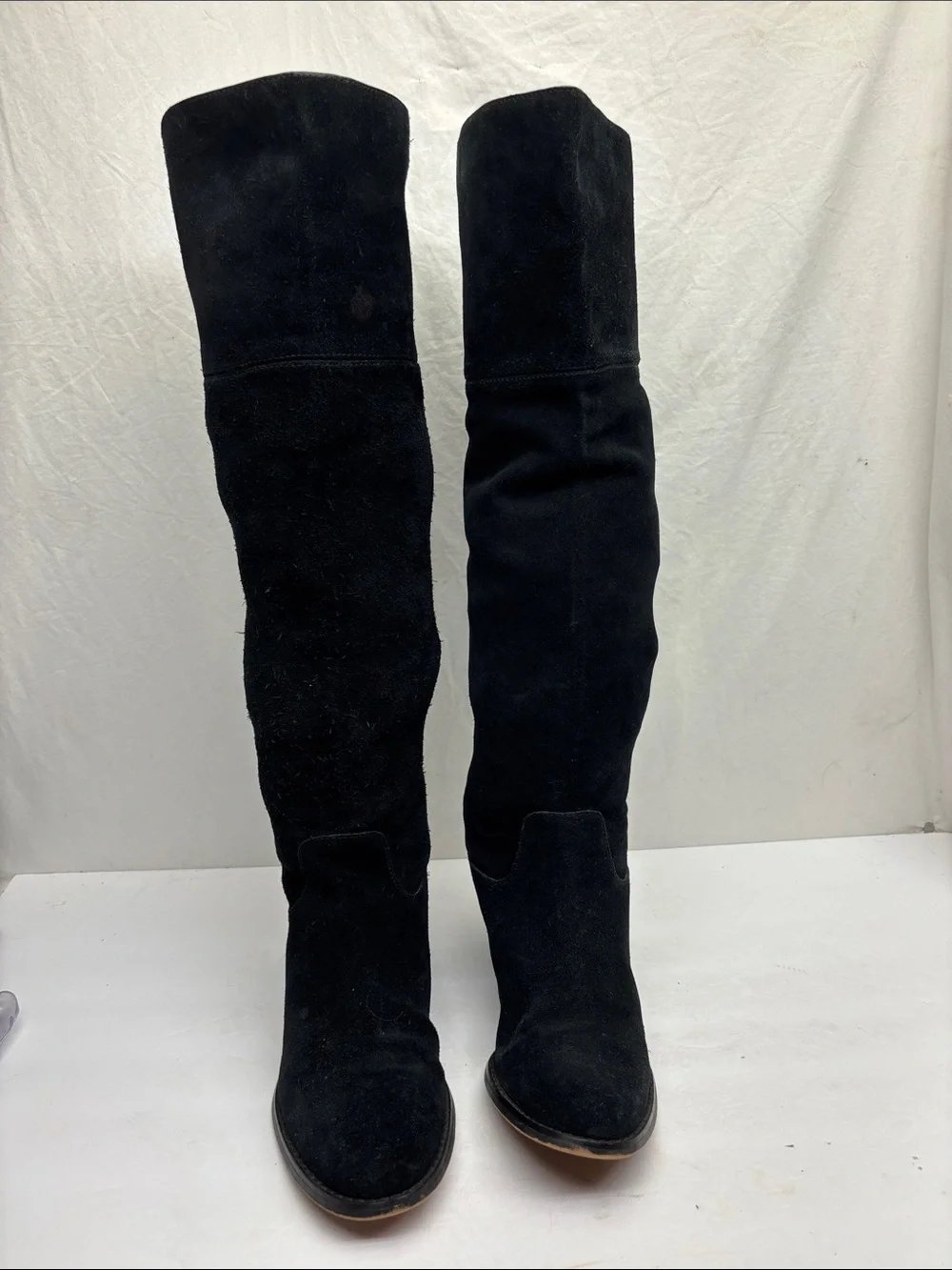 Michael Kors Black Over-the-Knee Suede Women's Boots, SZ 6.5 M